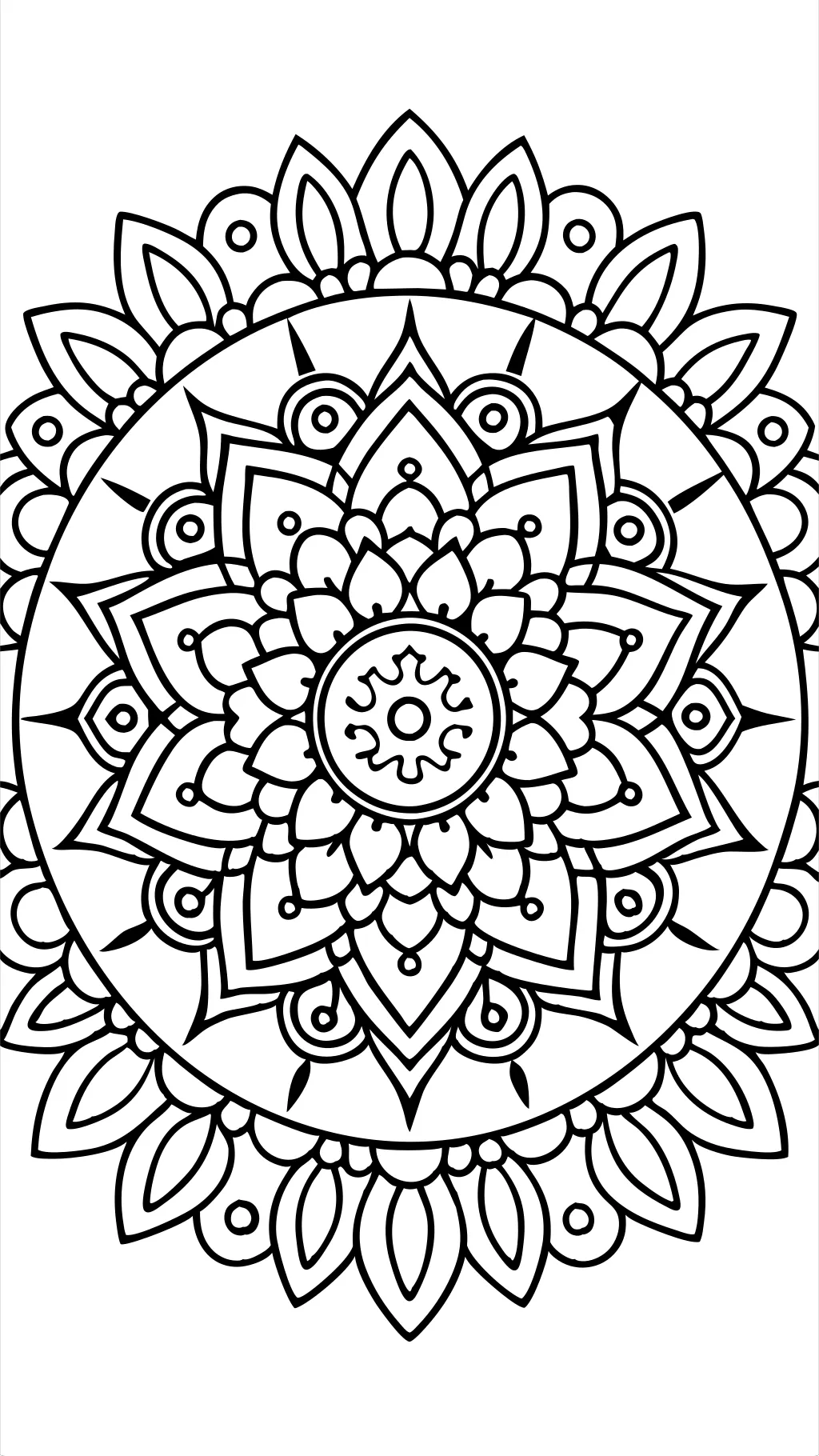 circle coloring pages